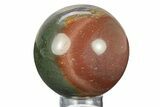 Polished Polychrome Jasper Sphere - Madagascar #280475-1